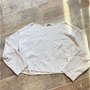 zara cropped sweater. Size small. Few little strings.
